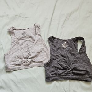 Secret Treasures Bralette Set Of 2, Dark And Light Gray, Size XS